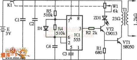 Magnetic therapy blood pressure lowering shoes circuit