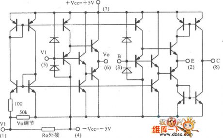 OPA660 broadband op-amp buffer circuit