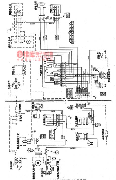 The Electricapparatus Wiring Circuit of AUTOART Air-conditioning Systems
