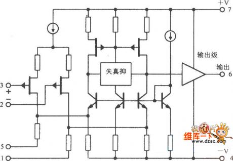 OPA604 operation amplifier circuit