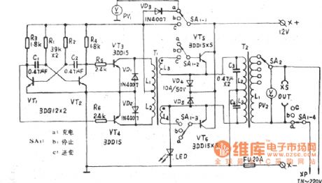 BD200W emergency power supply circuit diagram