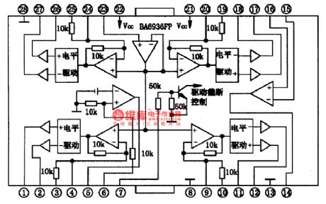 BA6664-the servo-driven integrated circuit