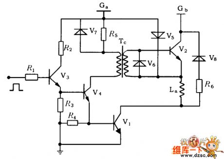 Stepping motor drive circuit diagram