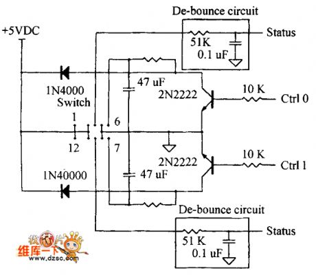 Optical switch drive circuit diagram