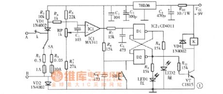 Line current restrictor circuit diagram