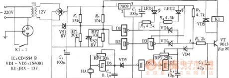 Monolithic over and under voltage protection circuit diagram
