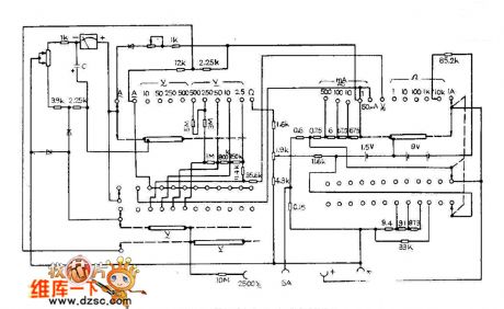 MF62 multimeter circuit diagram