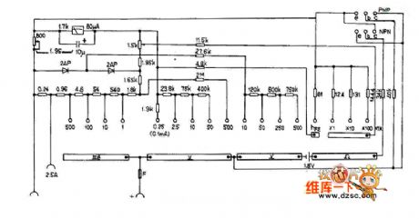 MF90 multimeter circuit diagram
