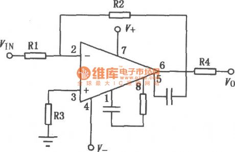 μA709 dual power universal single op amp circuit diagram