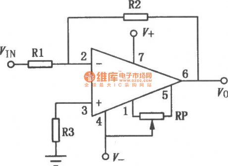 CF1456 series dual power universal single op amp circuit diagram