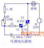 Adjustable voltage socket circuit diagram