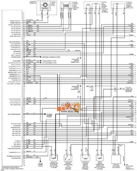 Cadillac cetera 4.6L engine performance circuit diagram