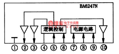 BA6247N-an motor-driven integrated circuit