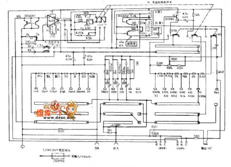 MF70 multimeter circuit diagram