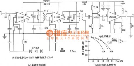 High-performance medium-level circuit composed of L1590 and CX2501