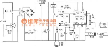 Dual high and low temperature limit controller circuit diagram