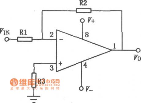 BA4558 single power supply universal dual op amp circuit diagram