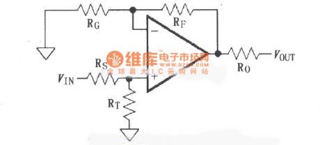 In-phase gain circuit diagram composed of MAX4188／4189／4190