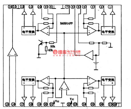 BA5914FP-The 4-channel servo-driven integrated circuit