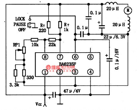 BA6235F-The stable integrated circuit of D.C motors