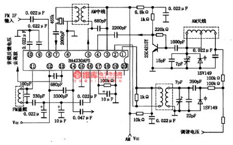 BA4230AFS-The AM electrical tuning and FM middle amplifier integrated circuit