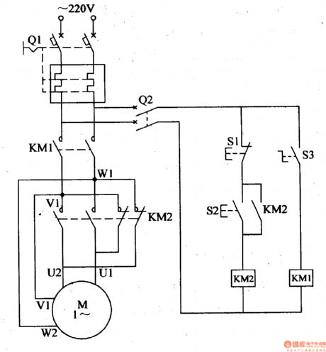 Single-Phase Motor Controlled Circuit
