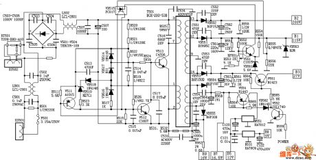 A3 switch power supply circuit