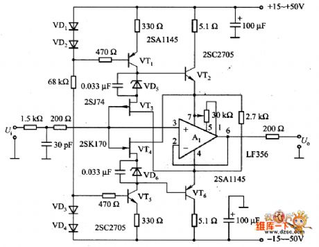 High-speed voltage follower circuit