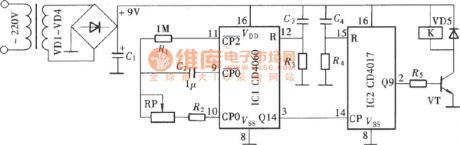 High-precision time delay timing controller circuit diagram
