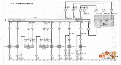 Audi A4 Car 01V Automatic Transmission,ABS and SRS control circuit