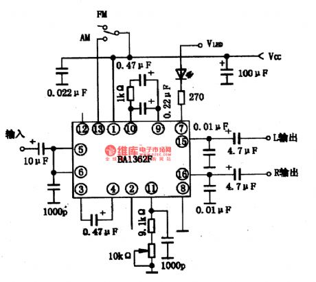 BA1362F-the stereo decoding integrated circuit of PLL frequency modulation(FM)