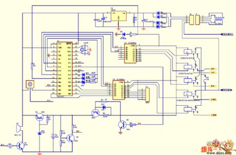 main control panel of air conditioner  circuit