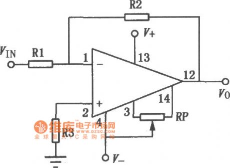 μA747 dual power universal dual op amp circuit diagram