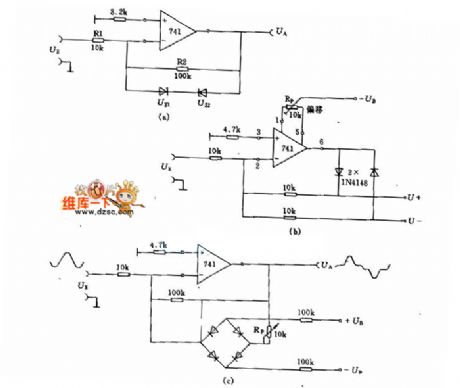 The limiter circuit and the rectifier circuit