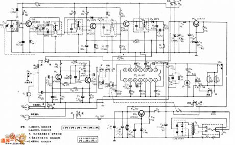 Lotus brand TSL814 type desktop recorder schematic circuit diagram