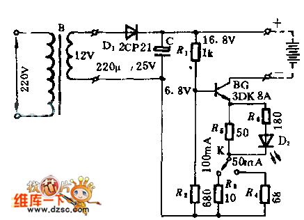 constant-current timing charging circuit