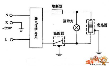 Haier FCD-40 electric water heater circuit