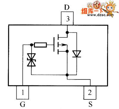 NTK3142PT1G And NTK3142PT5G Internal Circuit