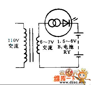 LED slow charging circuit