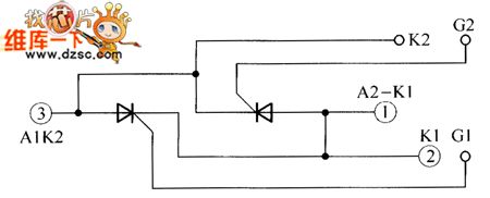 Transistor AK90GB80 and AK90HB120 internal circuits