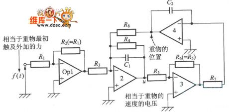 Simulation mechanical system circuit
