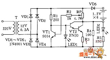 interphone quick charger circuit