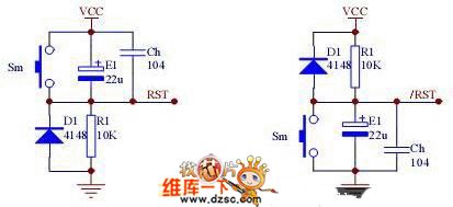 RC reset circuit increases the discharge loop