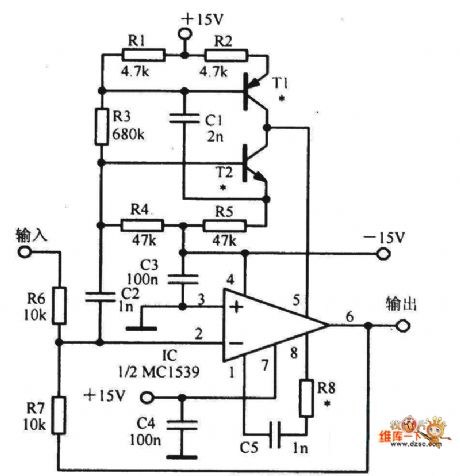 Broadband amp circuit
