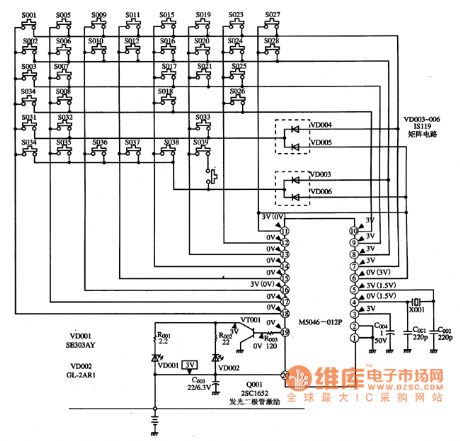 Typical Application Circuit of M50460-012P IC