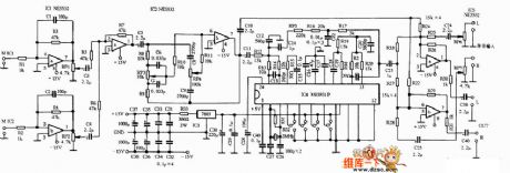 Yin Huang A-888 amplifier karaoke circuit