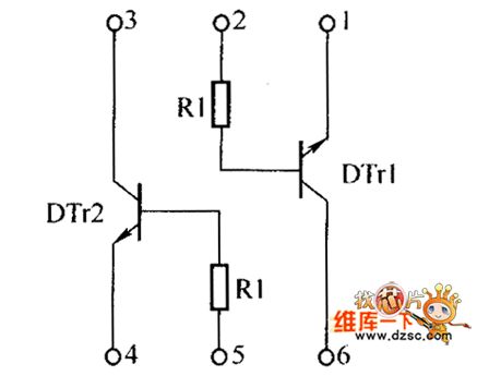 Transistor UMH3N internal circuit