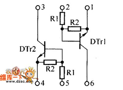 Transistor UMH11N and EMH11, UMH2N, EMH2 internal circuits