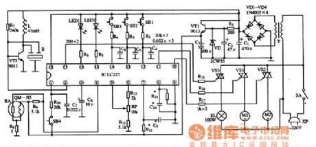 Typical Application Circuit of M50436-683SP IC