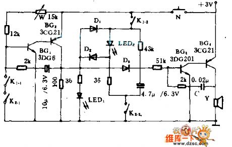 Four-tone circuit